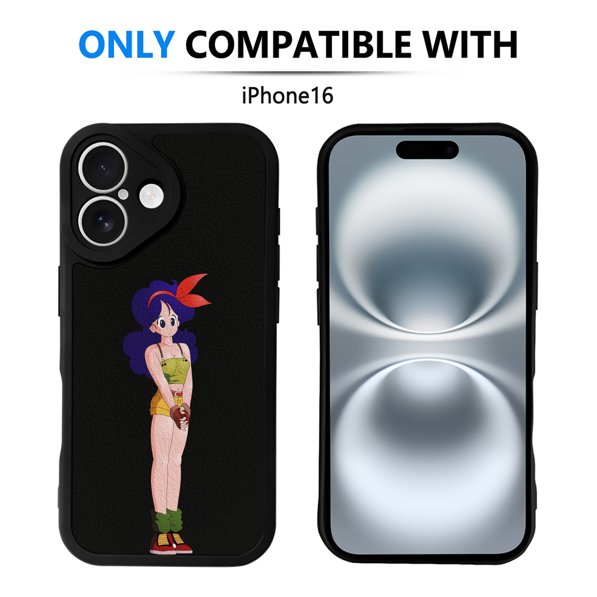 （画像用） ドラゴンボール DRAGON BALL 【iPhone 16シリーズ対応】シリコンスマホケース（レザー調） 材質：シリコン